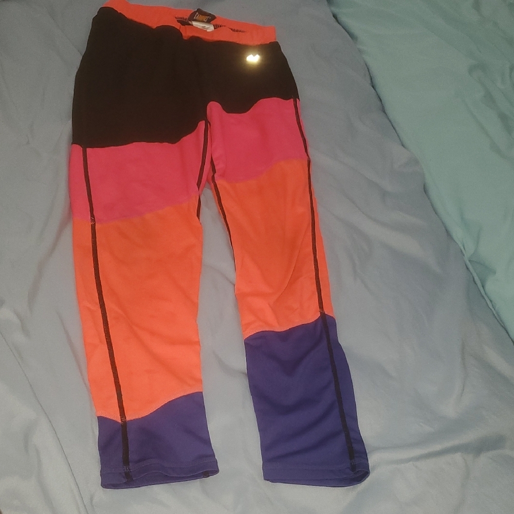 Everlast Pink and Orange Performance Leggings